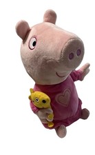 Peppa Pig com Teddy Amarelo 12" Pelúcia fala, links e toca música veja vídeo comprar usado  Enviando para Brazil