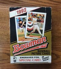 Caixa vazia de hobby de beisebol 1992 Bowman comprar usado  Enviando para Brazil