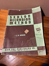 Sedlon Accordion Method Book Three comprar usado  Enviando para Brazil
