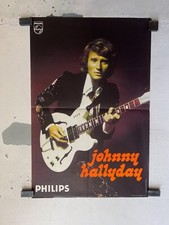 Affiche johnny hallyday d'occasion  Expédié en Belgium