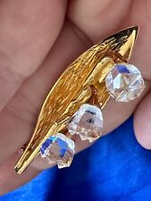 Beautiful goldtone swarovski for sale  ROCHFORD