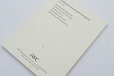 Iwc anleitung manual gebraucht kaufen  Halle