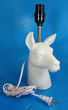 Abajur de mesa de cerâmica lhama alpaca como visto na teoria do Big Bang. Adicione sua própria sombra. comprar usado  Enviando para Brazil