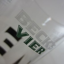 Beer glass becks for sale  LIVERPOOL