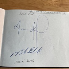 Cricket autograph book for sale  HOVE