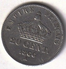 Piece centimes napoléon d'occasion  Talence