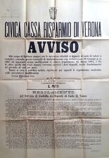 Verona 1882 grande usato  Roma