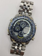 Usado, Citizen Eco-Drive Skyhawk C300-S039002 Blue Angels 43mm relógio de aço peça/reparo comprar usado  Enviando para Brazil