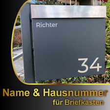 Briefkasten aufkleber name gebraucht kaufen  Stolberg (Rhld.)