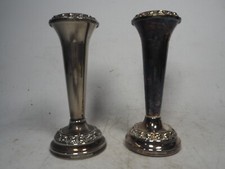 Pair vintage silver for sale  STOKE-ON-TRENT