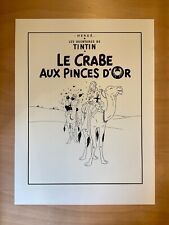 Herge tintin serigraphie d'occasion  Nancy-