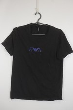Usado, Camiseta Pulôver Emporio Armani Preta Manga Curta Casual Gola Redonda Tamanho P/M comprar usado  Enviando para Brazil