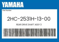 Usado, Eixo de transmissão traseiro genuíno Yamaha Assy 3 - 2Hc-2531H-13-00 comprar usado  Enviando para Brazil