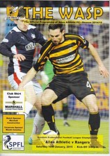 Alloa athletic rangers for sale  UK