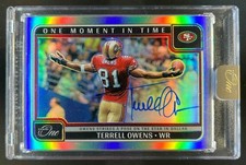 Panini One Terrell Owens Moment in Time autografado #9/99 49ers 2024 comprar usado  Enviando para Brazil