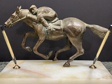 Awesome bronze jockey for sale  Port Hadlock