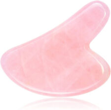 Usado, Natürliches Rosenquarz Gua Sha Rosa Kristall Guasha Stein Körper Therapie echt comprar usado  Enviando para Brazil