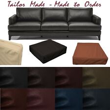 Tailor Made * somente Capa * Caixa de Couro Sintético pele Assento Sofá Quadrado Pb2 Almofada para banco comprar usado  Enviando para Brazil