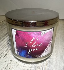 Bath & Body Works P.S. Vela I Love You 3 mechas colección exclusiva 14,5 OZ difícil de encontrar segunda mano  Embacar hacia Mexico