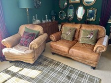 Tan leather seater for sale  SPILSBY