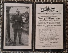 Sterbebild soldat inf gebraucht kaufen  Kassel