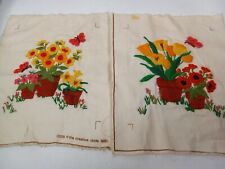 Vintage needlepoint floral for sale  Arpin
