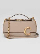 Usado, Mini bolsa vaidade Chloe Motty couro cinza C comprar usado  Enviando para Brazil