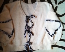Strickjacke leo cremefarben gebraucht kaufen  Hannover