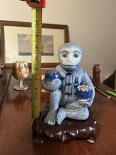 Vtg chinoiserie blue for sale  Leesburg
