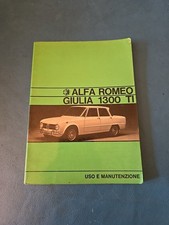 giulia 1300 ti libretto uso usato giulia 1300 ti libretto uso usato Saronno