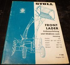 Anbauanleitung 1970 stoll gebraucht kaufen  Künzing