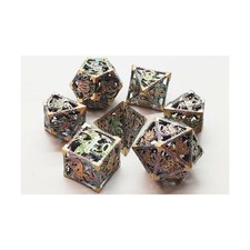 Usado, Old School Dice Hollow Dragon Dice - Espectral com Ouro (7) quase perfeito comprar usado  Enviando para Brazil