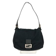 Bolsa FENDI vintage Mamma Baguette aba de ombro bolsa de ombro jersey preta comprar usado  Enviando para Brazil