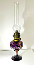 Lampe pétrole verre d'occasion  Montsûrs