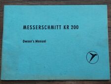 Messerschmitt kr200 owner for sale  LEDBURY