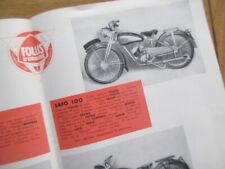 Doc publicitaire moto d'occasion  Einville-au-Jard