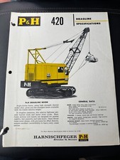420 dragline brochure for sale  Berlin