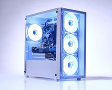 PC para jogos Intel i7 NVIDIA RTX 3050 32GB RAM 1TB SSD Windows 11 WiFi branco comprar usado  Enviando para Brazil