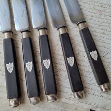 Couteaux argent ebene d'occasion  Nantes-