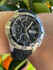 TAG HEUER CAF2010 AQUARACER 300M CRONÓGRAFO MERGULHADOR CALIBRE AUTOMÁTICO 16 MASCULINO  comprar usado  Enviando para Brazil