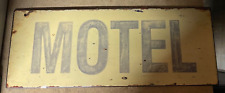 Motel metallschild vintagestyl gebraucht kaufen  Hamburg