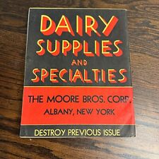 Vintage 1939 dairy for sale  Fond Du Lac