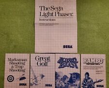 Lote de 5 manuais do Sega Master System, usado comprar usado  Enviando para Brazil