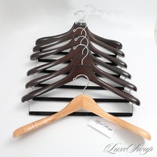 #1 LOTE DE ROUPAS MASCULINAS X7 Kirby Allison cabide projeto madeira mista terno jaqueta cabides  comprar usado  Enviando para Brazil