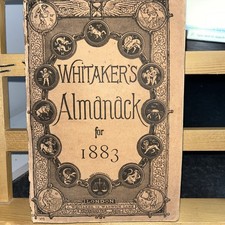 Whitakers almanack 1883 for sale  CARNOUSTIE