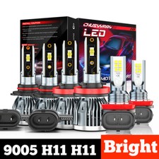 9005 H11 farol de LED FEIXE ALTO BAIXO H11 lâmpadas de neblina branco super brilhante 6 peças comprar usado  Enviando para Brazil