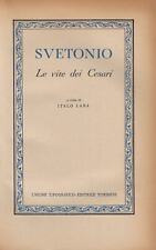 Svetonio..vite dei cesari usato  Italia