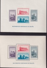 España 1938: Hojas - Monumentos Históricos (Nº. 5/6) S. Cpl. SPL. (Cat. 58/677) segunda mano  Embacar hacia Mexico