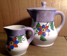 Vtg handpainted blue for sale  Reno