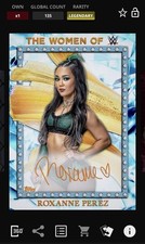 Roxanne Perez Platinum Signature Legendary - Topps Slam WWE Feminino de 25 Digital comprar usado  Enviando para Brazil